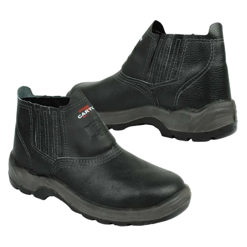 BOTINA SEG.TP80 ELASTICO BIQUEIRA PVC 41 CARTOM