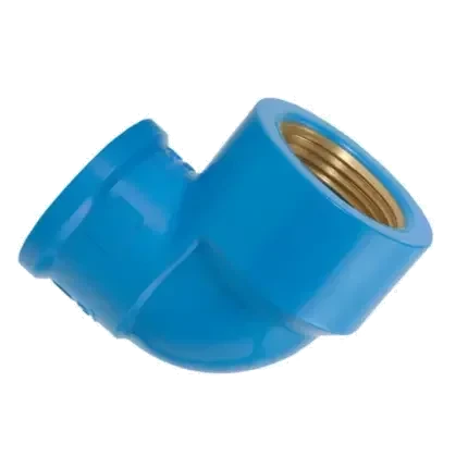 20032601-JOELHO 90° AZUL LR C/BUCHA LATAO 25X3/4- REB