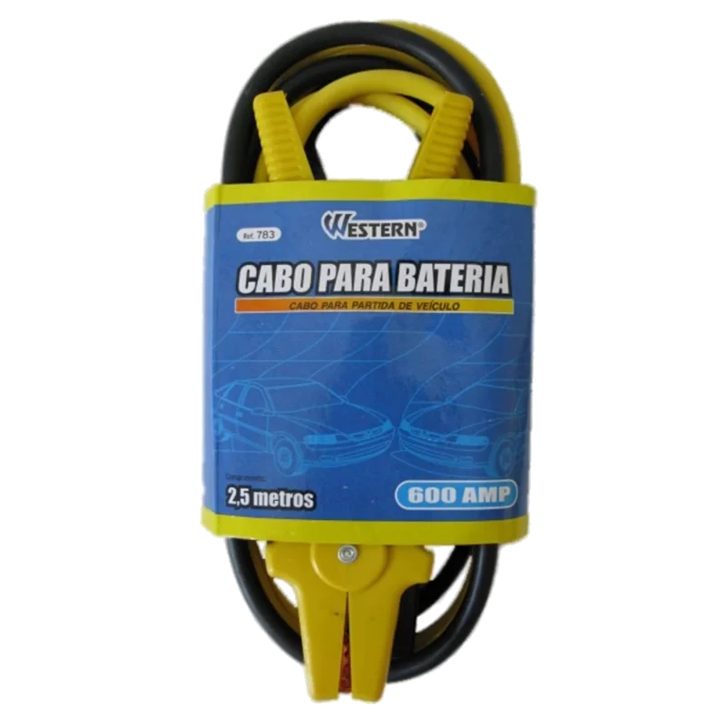 CABO FIO BATERIA WESTERN 2.50M CAMINHAO 600A - GERA