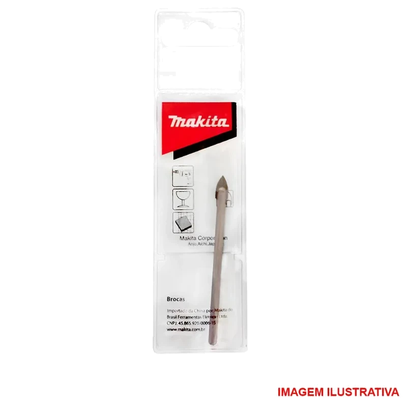 BROCA P/VIDRO /PORCELANATO TUNGST.6MM MAKITA