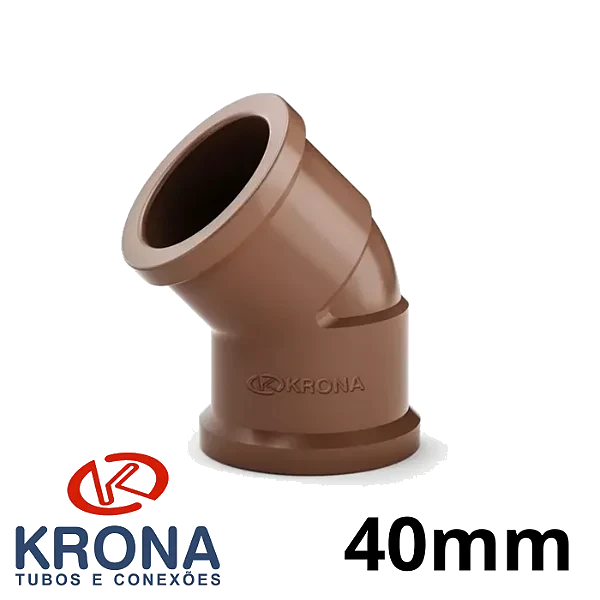 KRONA-418/-JOELHO 45 SOLDAVEL 40MM C/10
