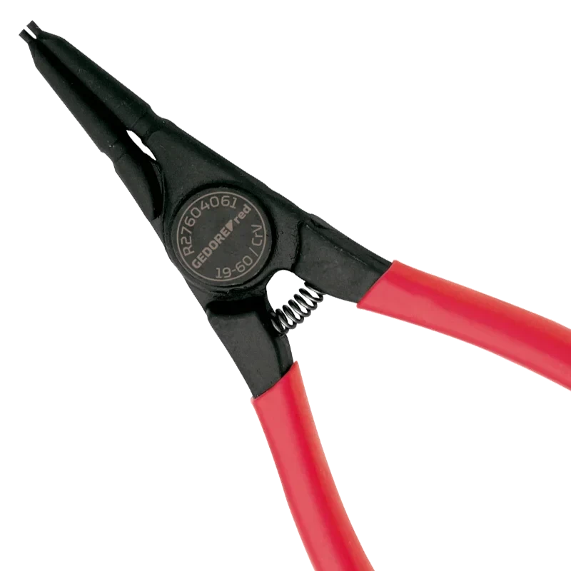 ALICATE P/ANEIS EXTERNOS PONTAS RETAS GEDORE RED