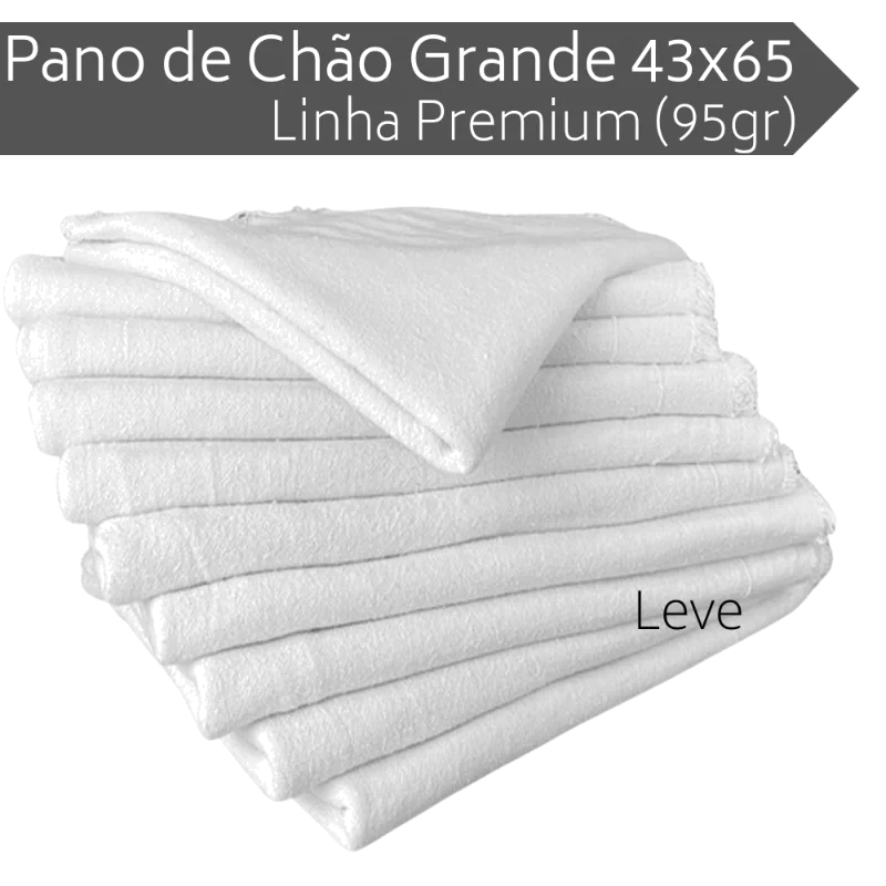 PANO LIMPEZA BRANCO 45X65