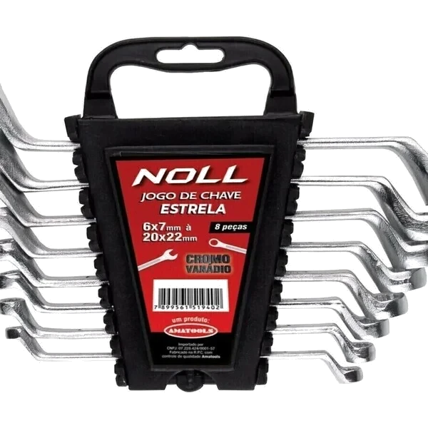 CARBOGRAFITE-JOGO CHAVE ESTRELA C/8PC 6X7 A 20X22
