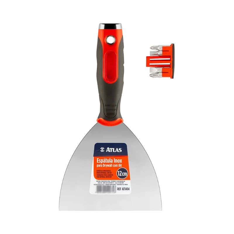 ESPATULA INOX 5" P/DRYWALL COM BIT