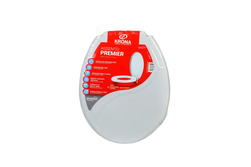 KRONA-682/-ASSENTO SANITARIO PREMIER CINZA CLARO C