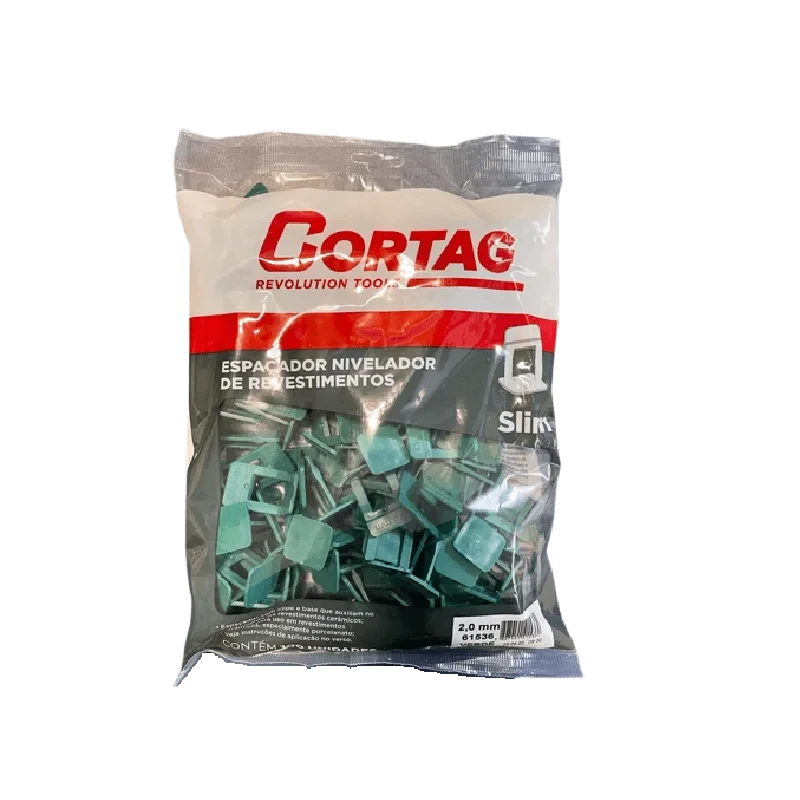 CORTAG-ESPACADOR NIVELADOR SLIM 2,0MM C/100 CX C/1
