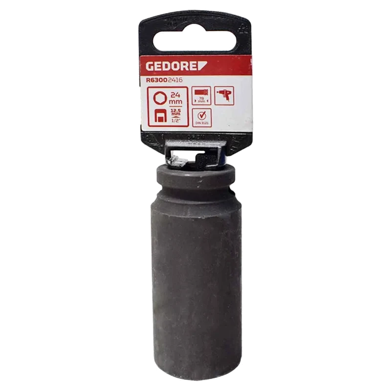 SOQUETE SEXTAVADO DE IMPACTO 1/2" -13MM GEDORE RE