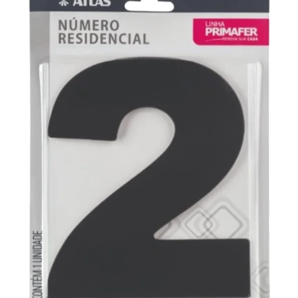 NUMERO PARA CASA ADESIVO 2 ACM ESC ATLAS 3001/2