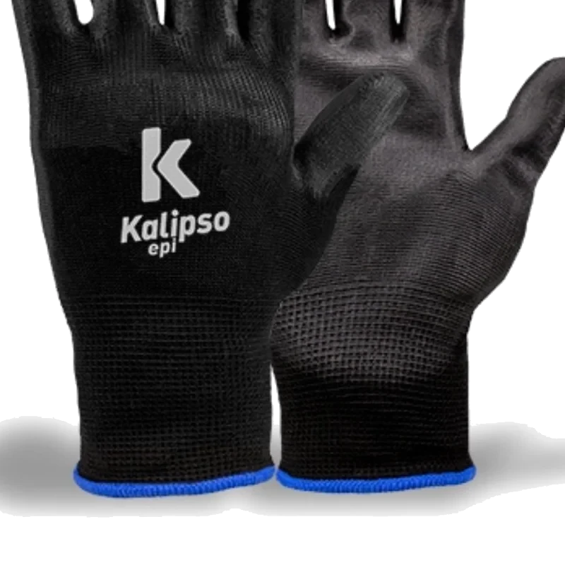 LUVA PU PRETA T-07P KALIPSO
