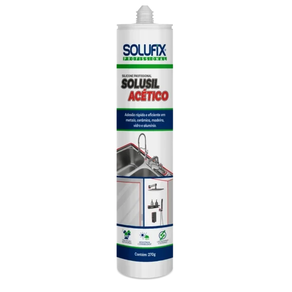 SILICONE SOLUSIL PROF.NEUTRO INCOLOR 280GR-SOLUFI