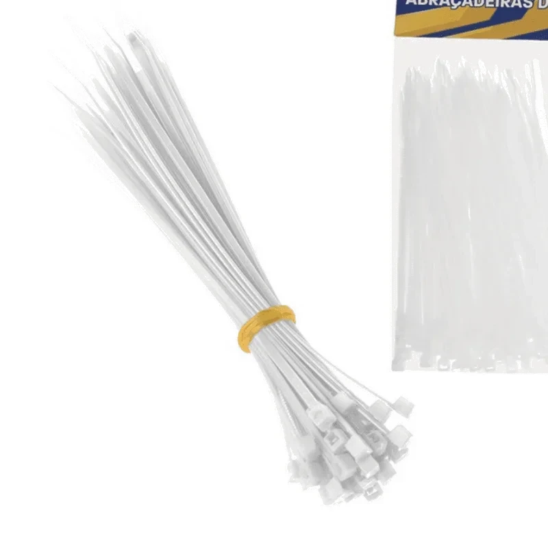 ABRACADEIRA NYLON WESTERN 2.5 X 150 C/100 BRANCA