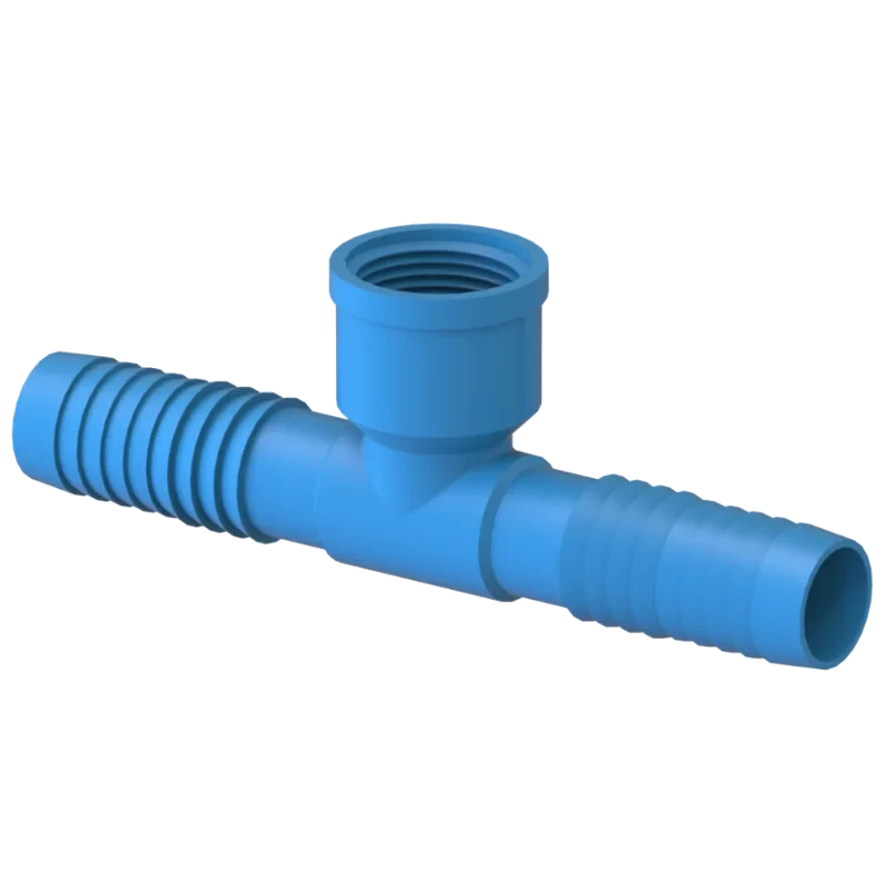 T54ZN-TEE RIP INTERNO 1.1/4 - REBOUCAS C/10 AZUL