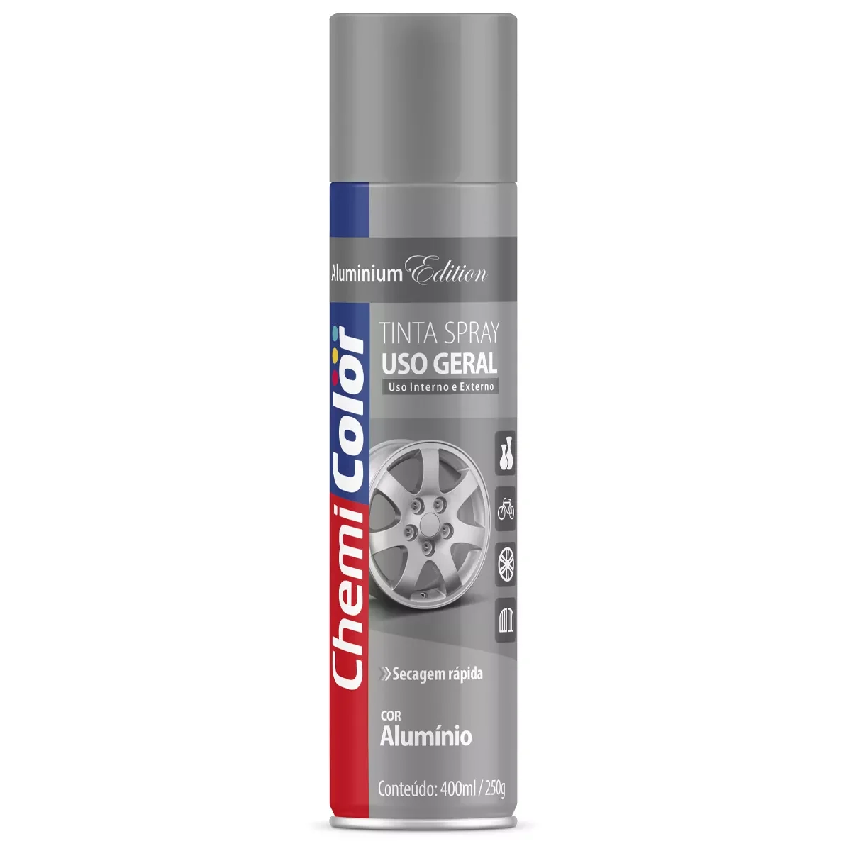 TINTA CHEMICOLOR 400ML U.G ALUMINIO - CHEMICOLOR