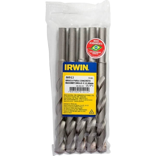 IRWIN-BROCA P/CONCRETO.13.00MM C/5
