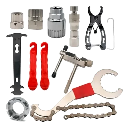 JOGO DE FERRAMENTAS P/REPARO DE BICICLETA 11PC GE