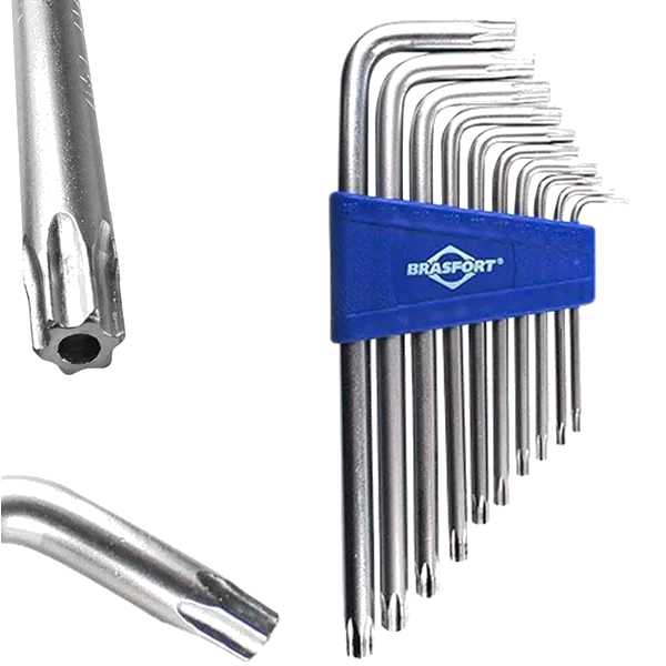JOGO DE CHAVE TORX WESTERN LONGA 9 A 50 S/F - GERA