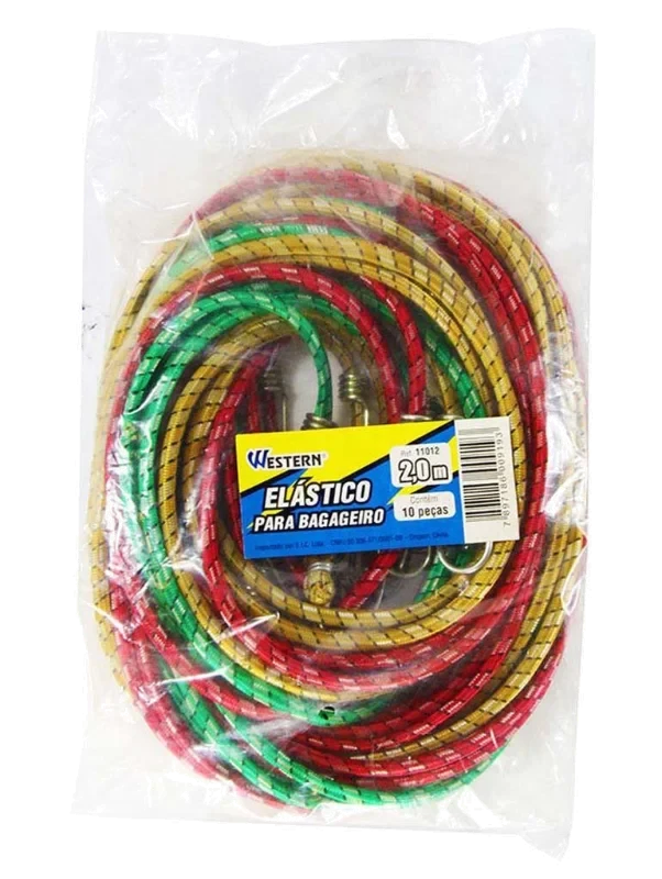 ELASTICO P/BAGAGEIRO 2.0 METROS WESTERN C/10