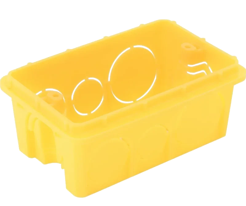 CAIXA DE LUZ PVC AMARELA TRAMONTINA