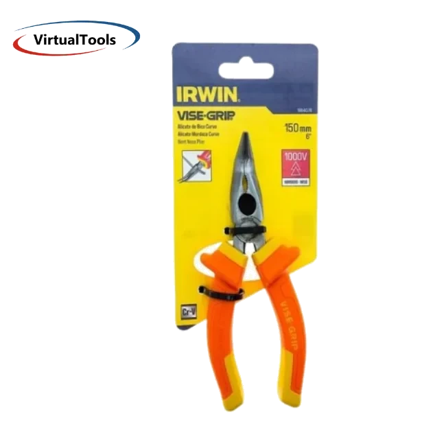 IRWIN-ALICATE MEIA CANA 1000V 6" VISI GRIP
