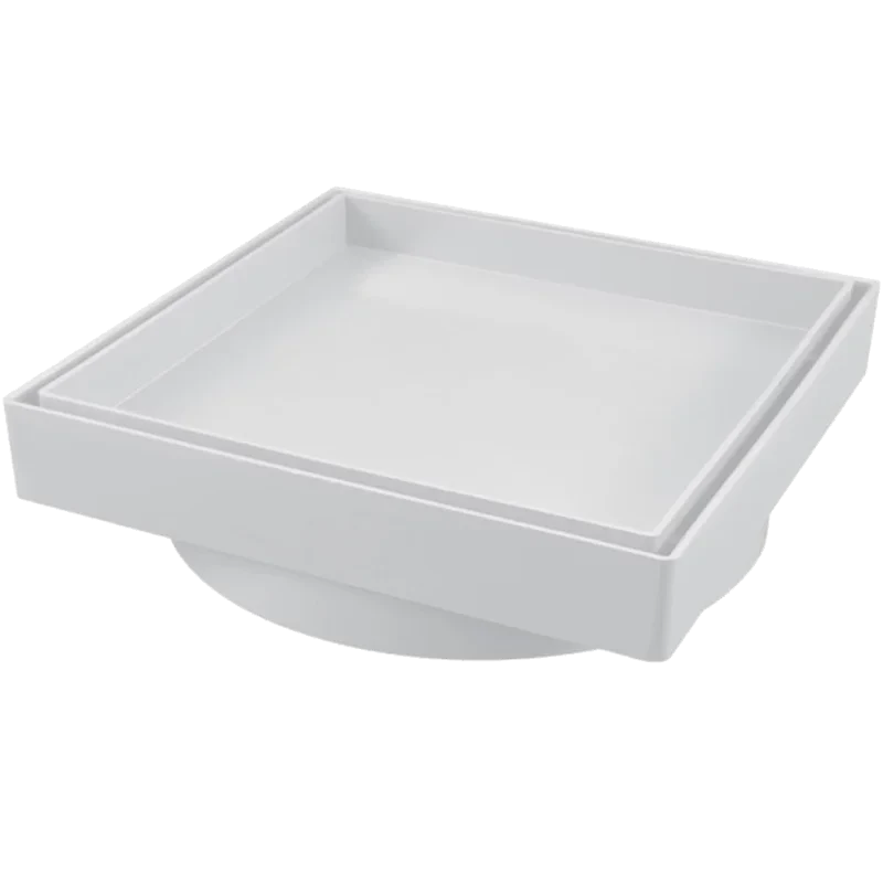 REBOUCAS-RALO OCULTO SIFONADO BRANCO 150 X 150MM