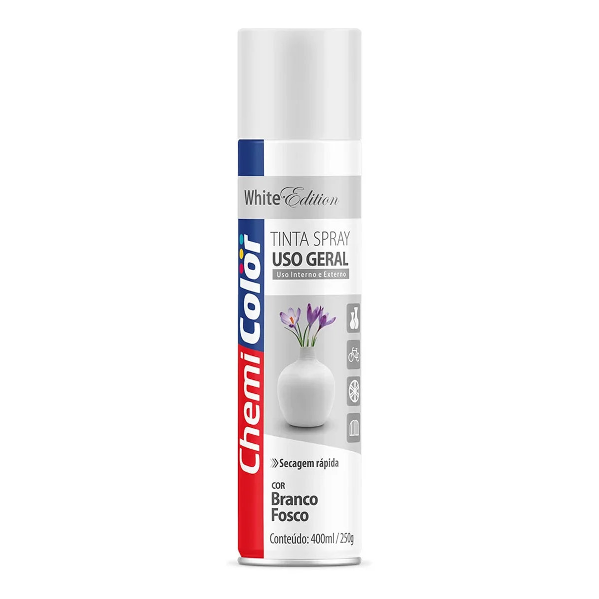 TINTA CHEMICOLOR 400ML U.G BRANCO FOSCO - CHEMICO