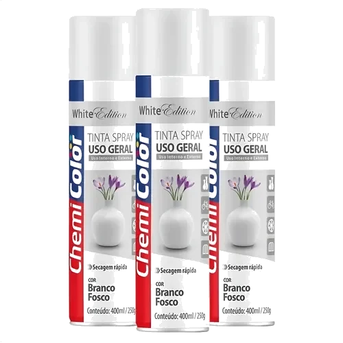 TINTA CHEMICOLOR 400ML U.G BRANCO FOSCO - CHEMICO