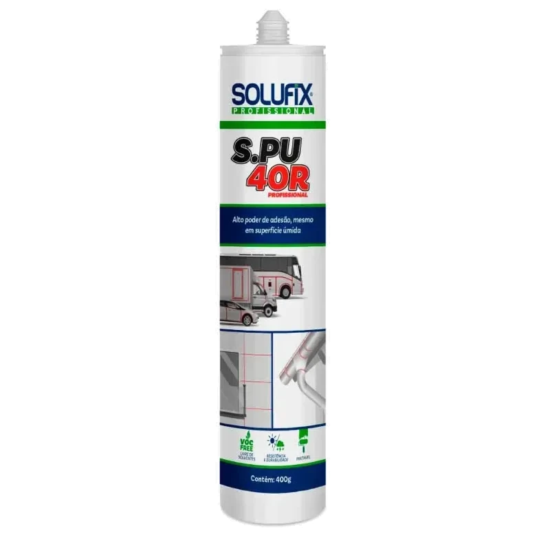 ADESIVO SELANTE HIBRIDO 400GR S.PU40R VERMELHO - S