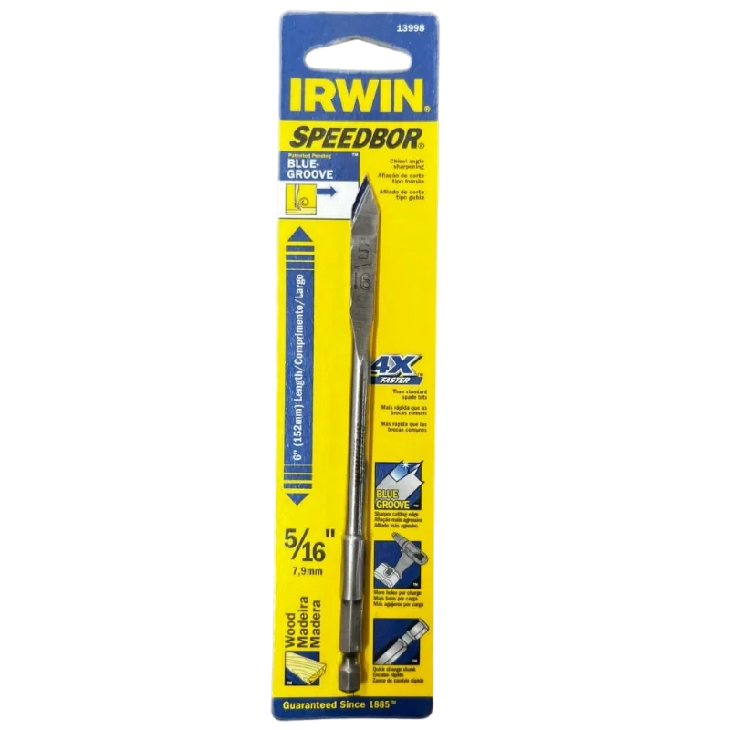 IRWIN-BROCA CHATA P/MADEIRA-H 50MM 6X3/4"