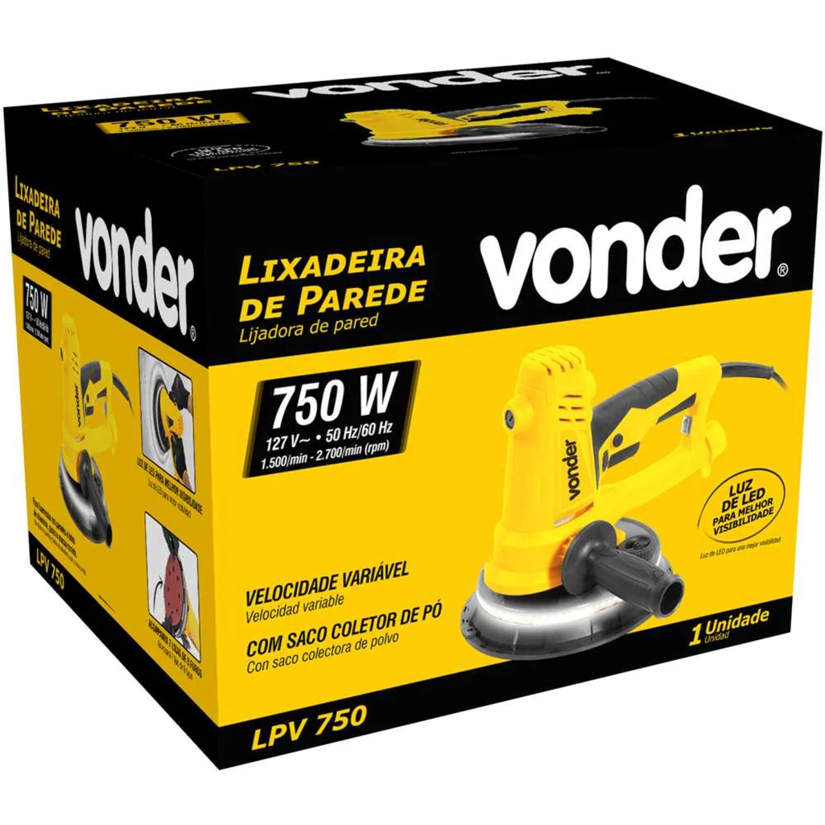LIXADEIRA DE PAREDE LPV750 127V VONDER
