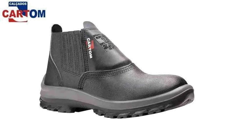 BOTINA SEG.TP80 ELASTICO BIQUEIRA PVC 44 CARTOM