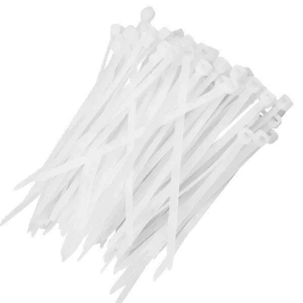 ABRACADEIRA NYLON JOMARCA 3,6 X 250 C/100 BRANCA