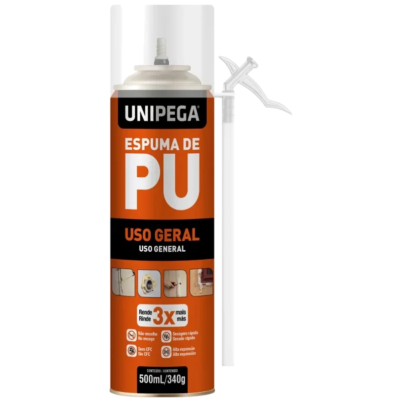 UNIPEGA ESPUMA EXPANSIVA 500ML/320G -C/12 UNIPEGA