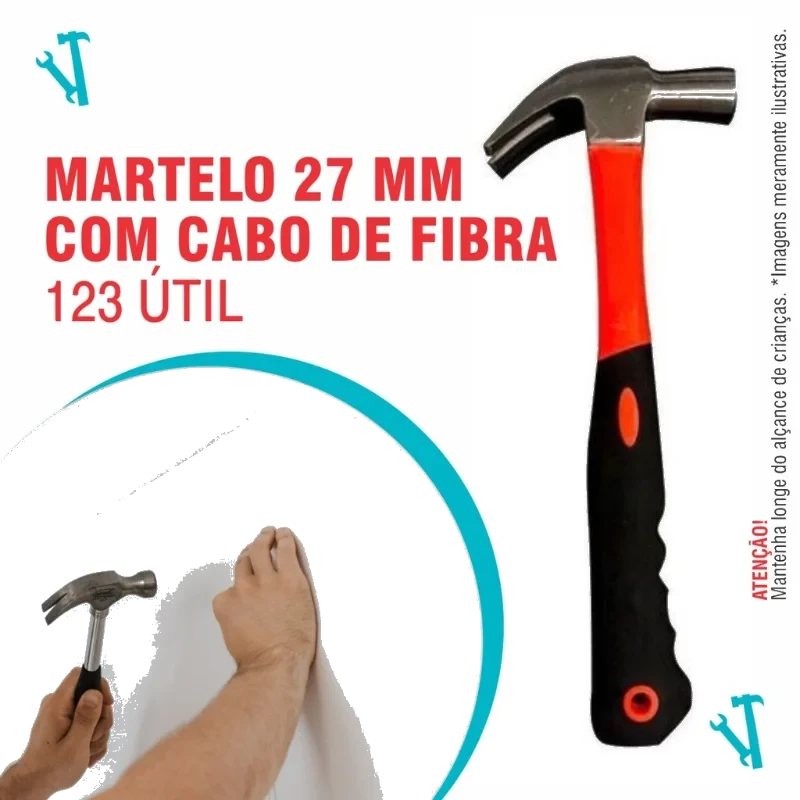 MARTELO DE UNHA JATEADO 27MM - PARABONI
