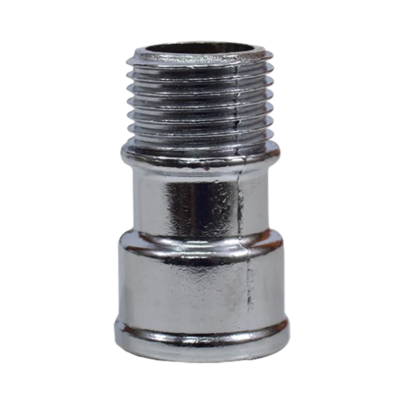 ALPHA-EXTENSAO CROMADA CURTA 1/2"  -10082
