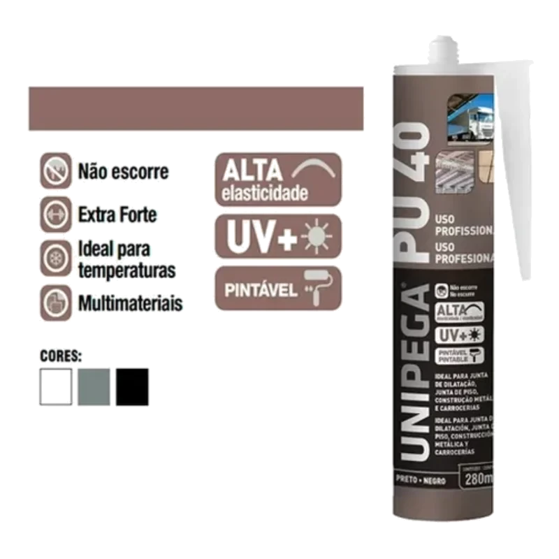 UNIPEGA PU 40.MULTIUSO PRETO 80GR C/24 HIBRIDO