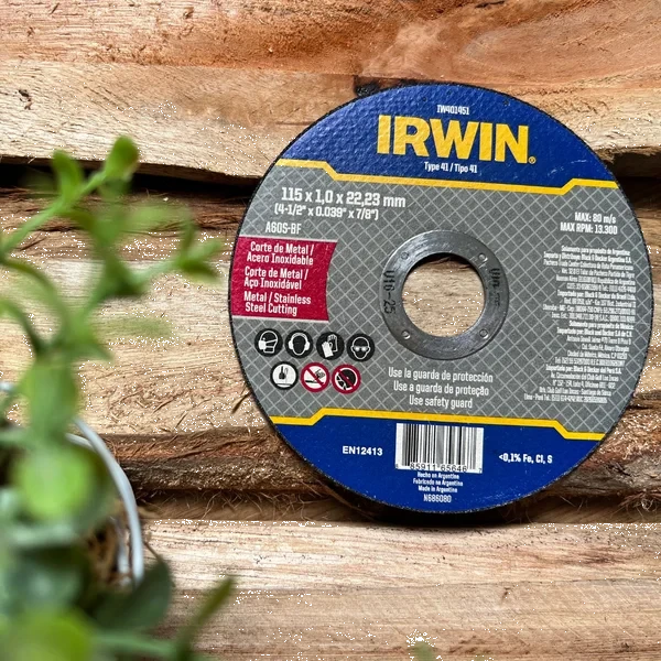 IRWIN-DISCO CORTE FINO METAL/INOX 180 X 1,6 X 22,2MM C