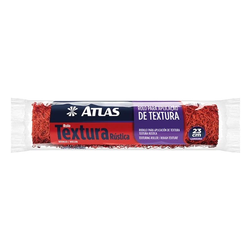 ROLO DE TEXTURA RUSTICA 23CM - 1155  ATLAS