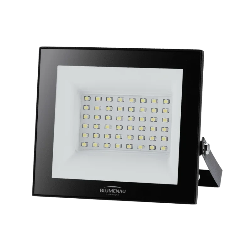 BLUMENAU-REFLETOR LED PLAY 50W IP66 ALUM.QUAD BIV