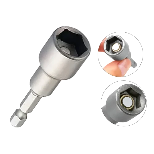 SOQUETE CANHAO MAGNETICO P/ APARAFUSAD M08X65 E