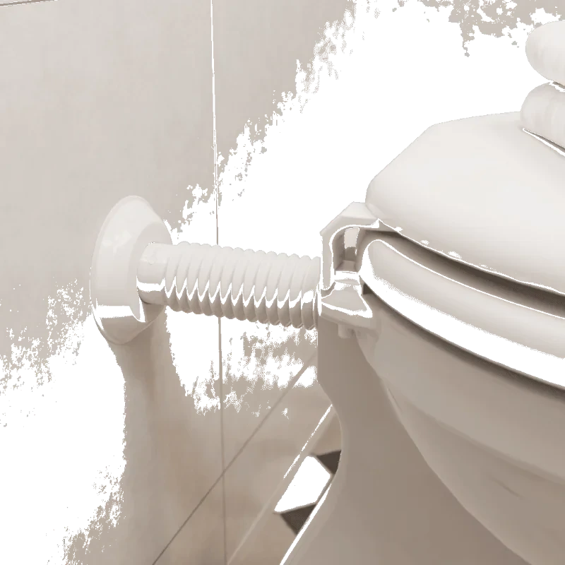 TUBO DE LIGACAO ABS BRANCO AJUSTAVEL 20CM