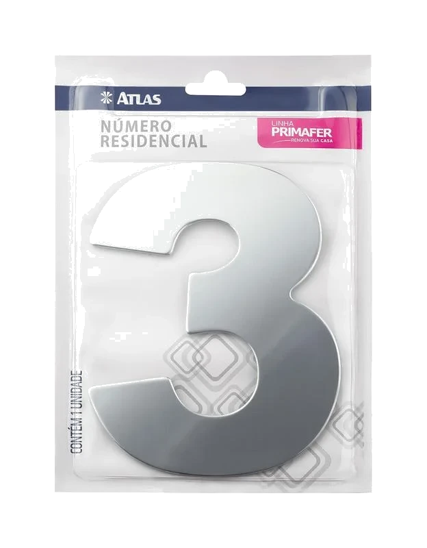 NUMERO PARA CASA ADESIVO 3 ACM ESC ATLAS 3001/3
