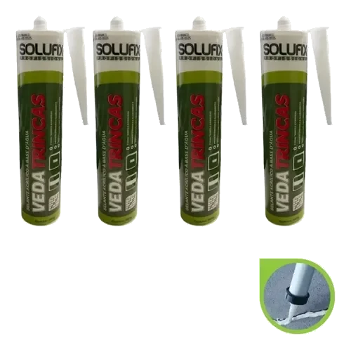 SELANTE ACRILICO SOLUCRIL VEDA TRINCAS 380GR-SOLU