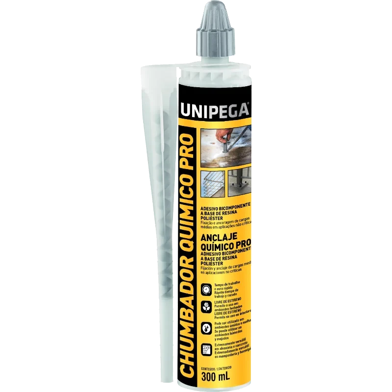 UNIPEGA CHUMBADOR QUIMICO CARTUCHO 300ML/480G U