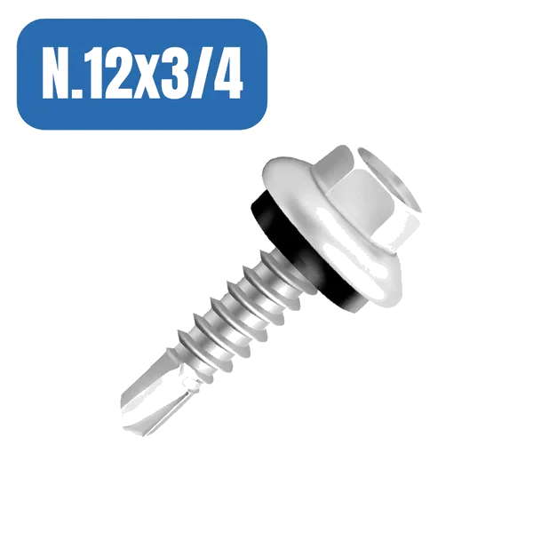 PARAFUSO PERF.PONTA 3 TELHA/METAL-B 12 X 1" - CISER C