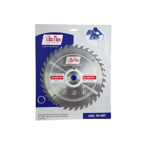 SERRA CIRCULAR DE WIDEA DISFLEX 4" 105MMX20 36 DENT