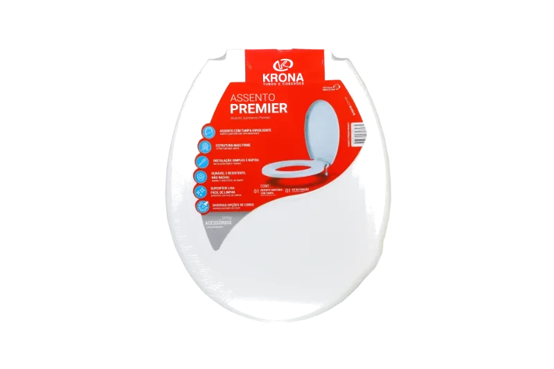 KRONA-680/-ASSENTO SANITARIO PREMIER BRANCO C/6