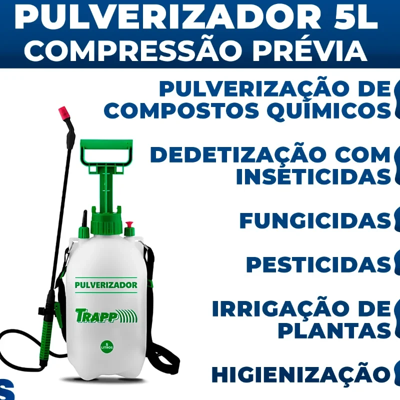 TRAPP-PULVERIZADOR COM PRESSAO PREVIA 1500ML SX-5