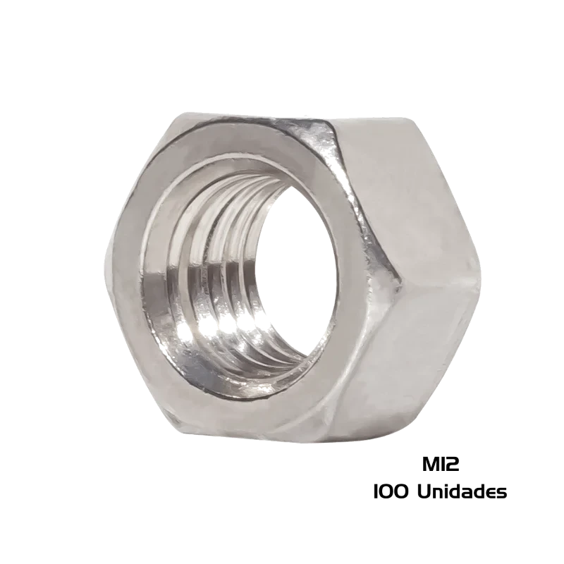 PORCA NY BX MA-E C.8 12MM - PASSO 1,75 - CHV 19 C/2 REX