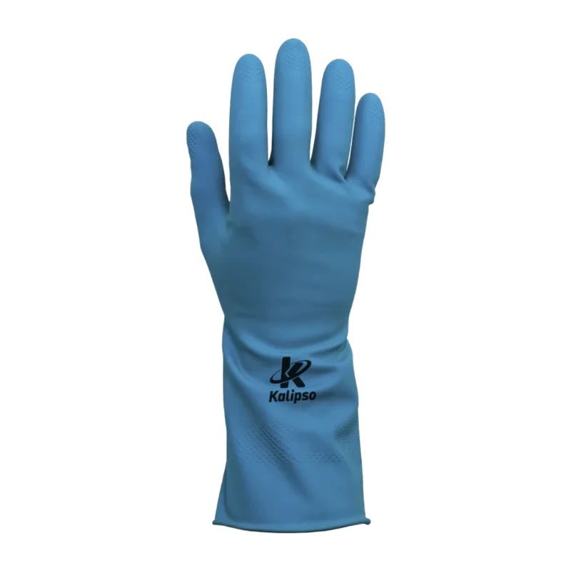 LUVA LATEX KAL SUPER SILVER AZUL T.10XG - KALIPSO
